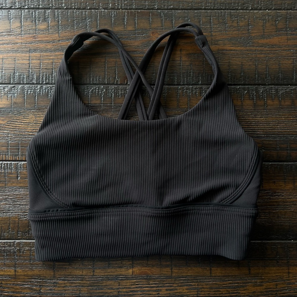 NWOT Lululemon Energy Longline Bra Ribbed Luxtreme Medium Support